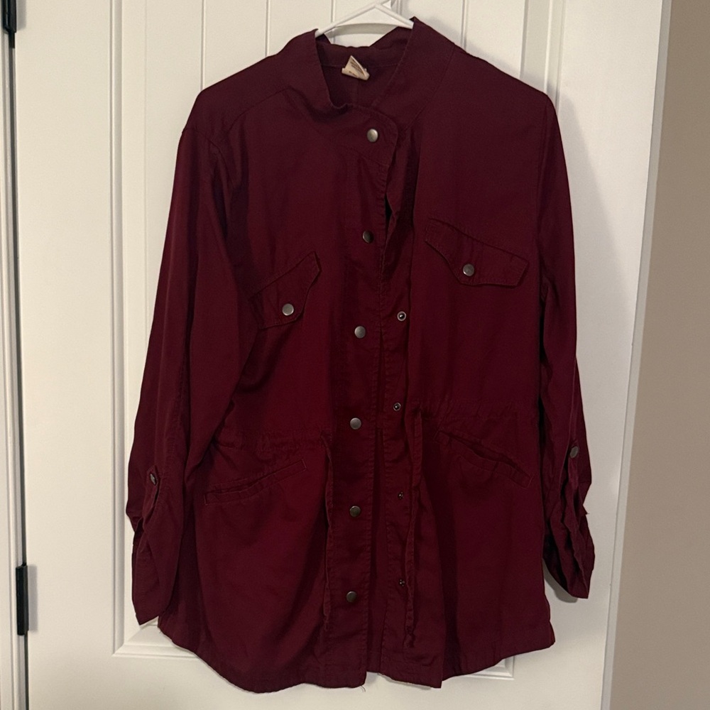 Light weight Women's Burgundy Jacket